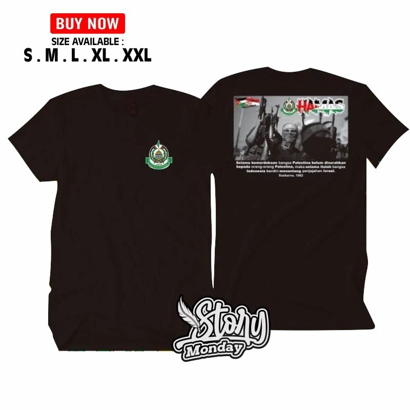 JEBER KAOS PALESTINE HAMAS / BAJU PALESTINA