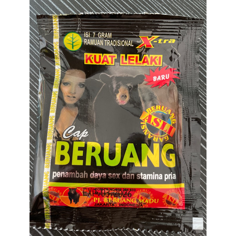 BERUANG HITAM | JAMU STAMINA PRIA