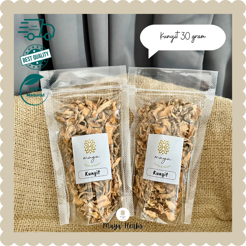 

Kunyit Kering 30 gram ( Koneng / Kunir / Curcuma Longa )
