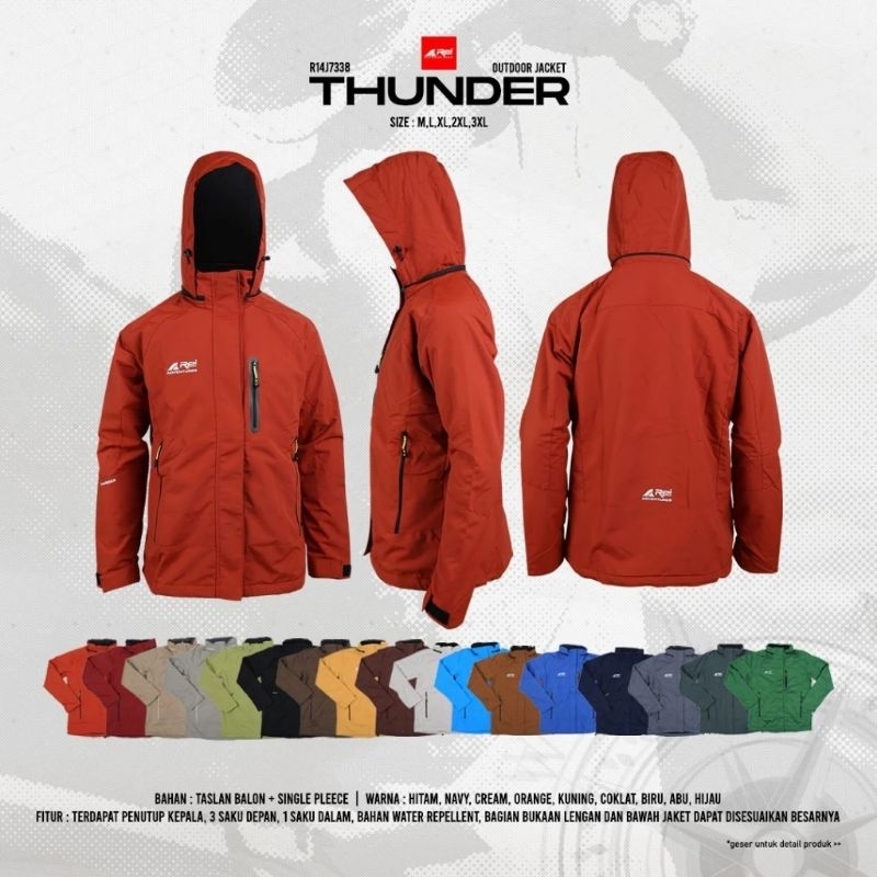 Jaket Gunung Pria Rei Thunder Terbaru Original Produk Arei Outdoorgear
