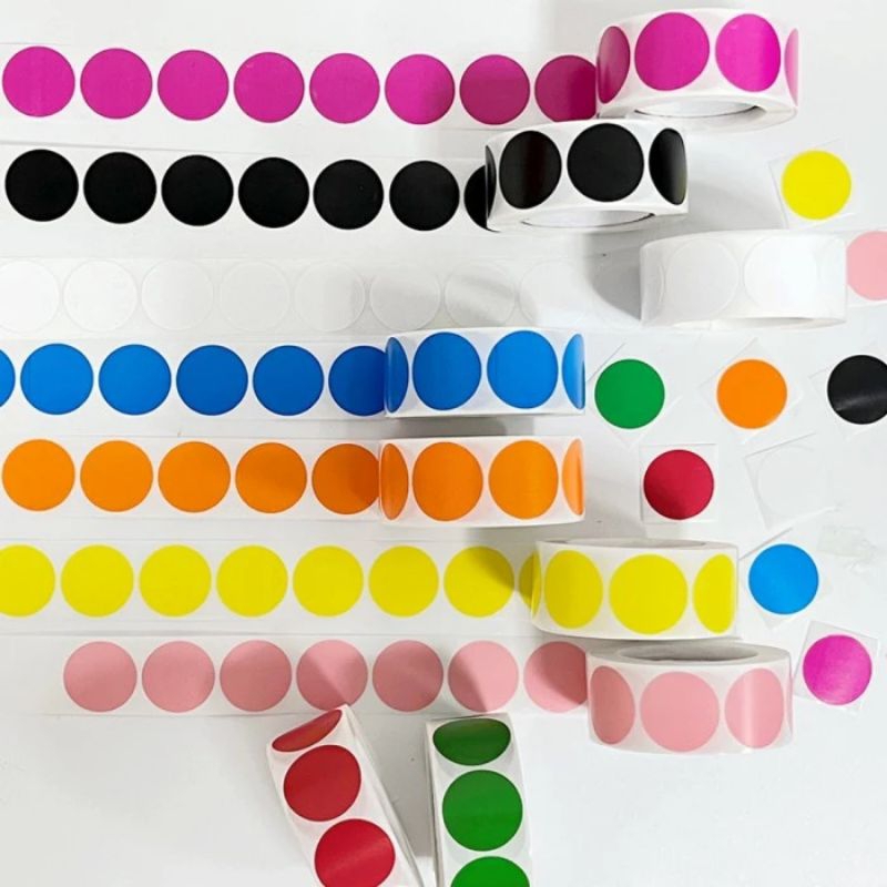 

50 Pcs/500 Pcs - Stiker BULAT Stiker Dot Deco Stiker Hias