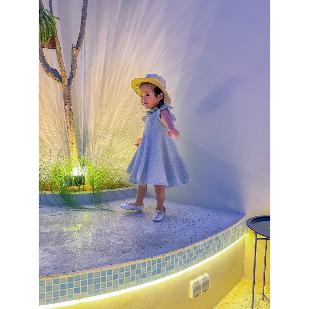 Shacha | Belva Dress | Dress Sleeveless Anak Korean Style | Dress Balita 1-4tahun | Dress Couple Ibu