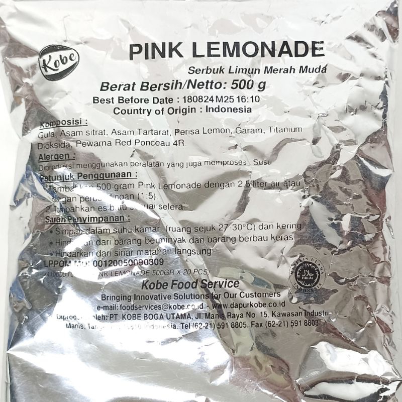 

KOBE PINK LEMONADE 500 gr