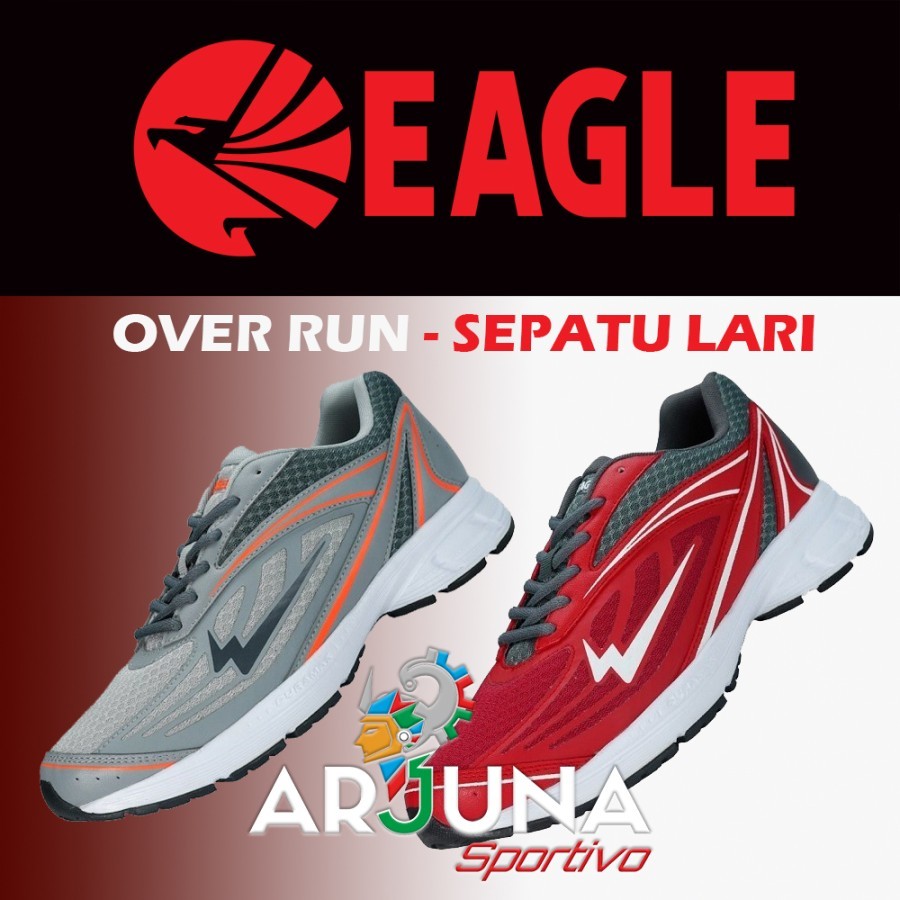 EAGLE RUNNING SHOES | OVER RUN | SEPATU LARI OVERRUN ORIGINAL