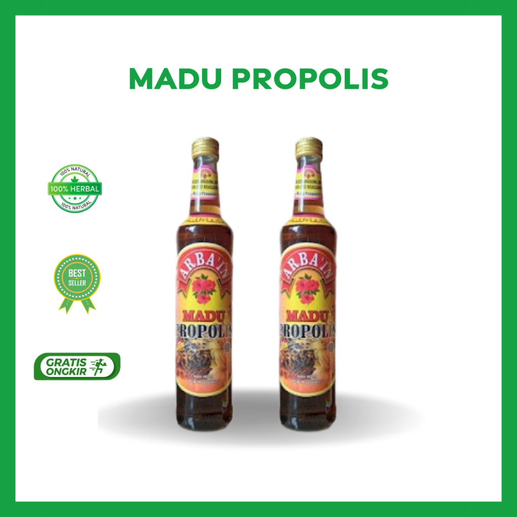 

Madu Propolis Arba'in Original 480 ml