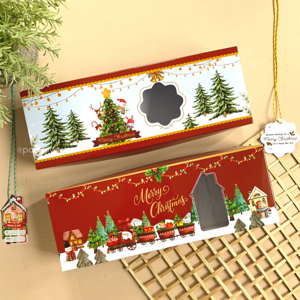 

Box Dus Kotak Packaging Kue Cookies - Natal 31 x 11 x 6 cm