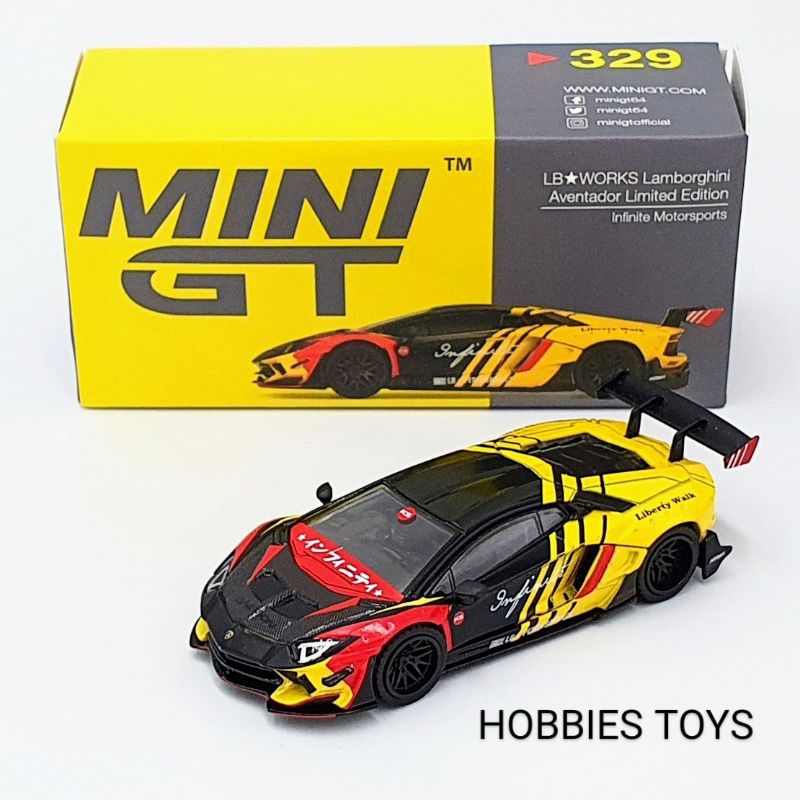 Mini GT 329 LB WORKS Lamborghini Aventador Limited Edition Infinite Motorsports