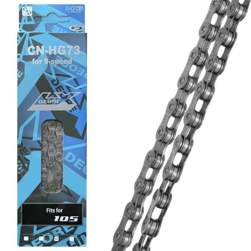 Rantai Sepeda Deore CN-HG73 8-9 Speed Chain 116 Link Sepeda