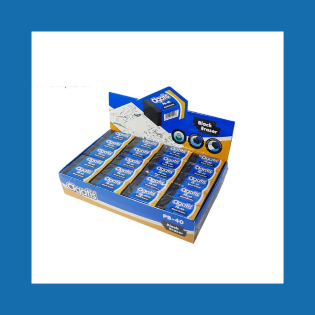 

ERASER AGATIS BLACK PB-40(40)