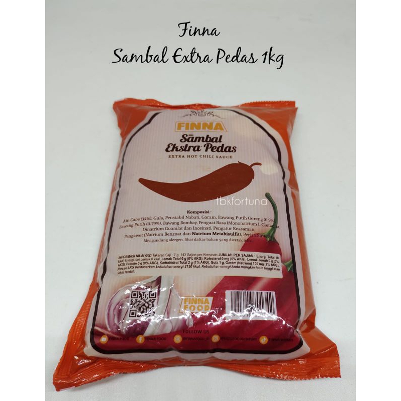 

Sambal Finna Extra Pedas 1kg