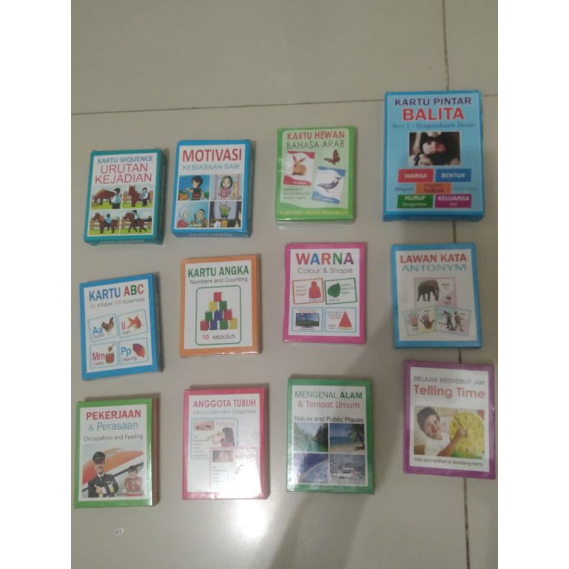 kartu edukasi anak