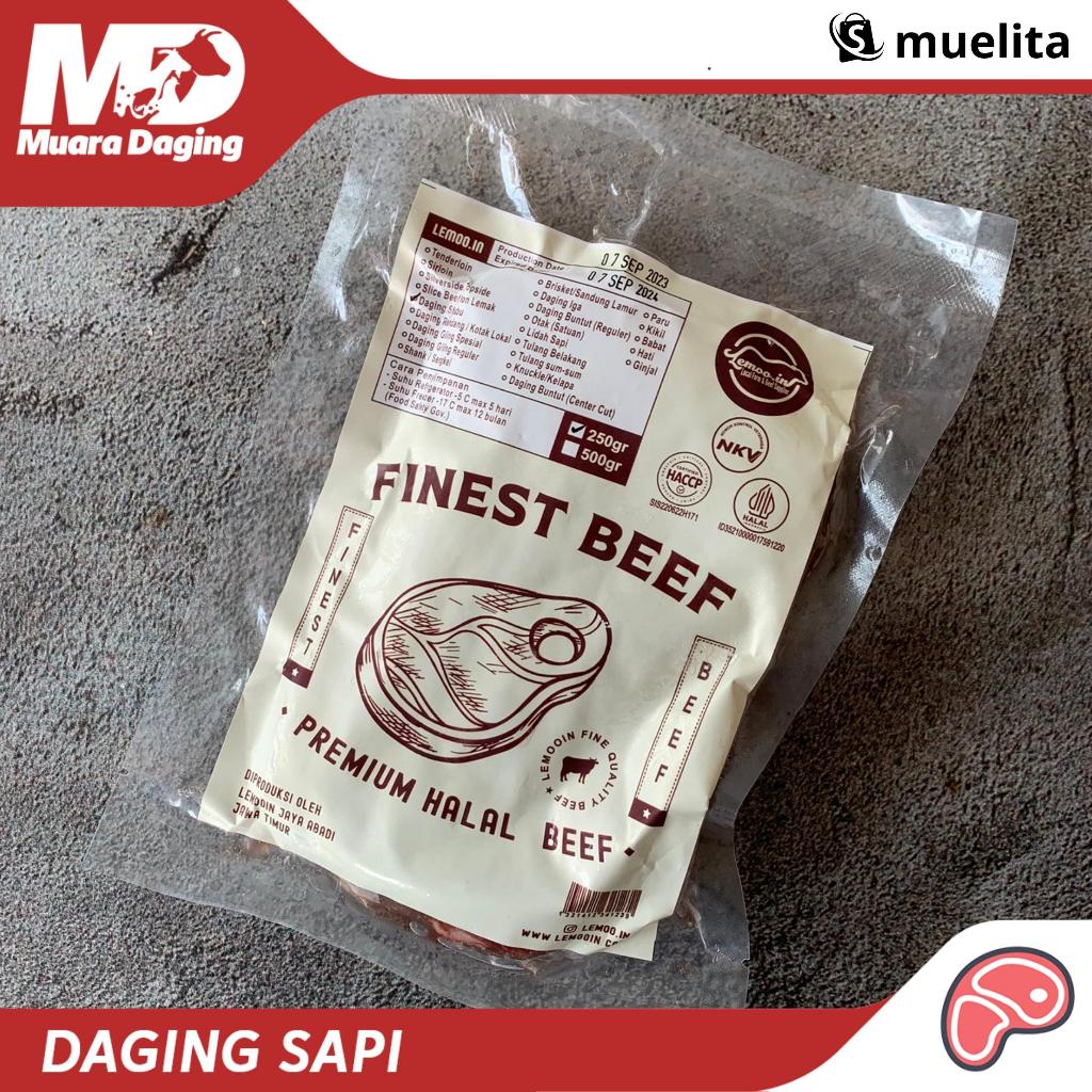 

LEMOOIN GrassFed Beef Slice 250gr - PREMIUM HALAL!! BEBAS ANTIBIOTIK & HORMON