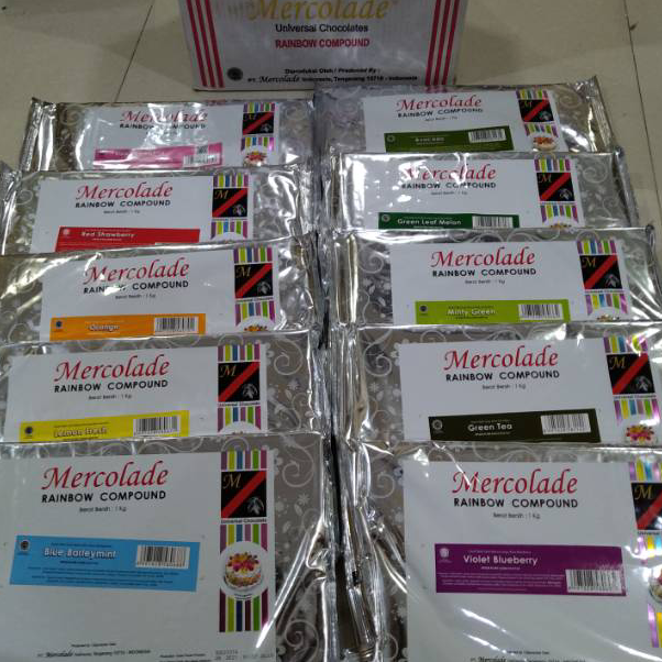 

Terlaku... Coklat warna mercolade / coklat rainbow mercolade (REPACK)