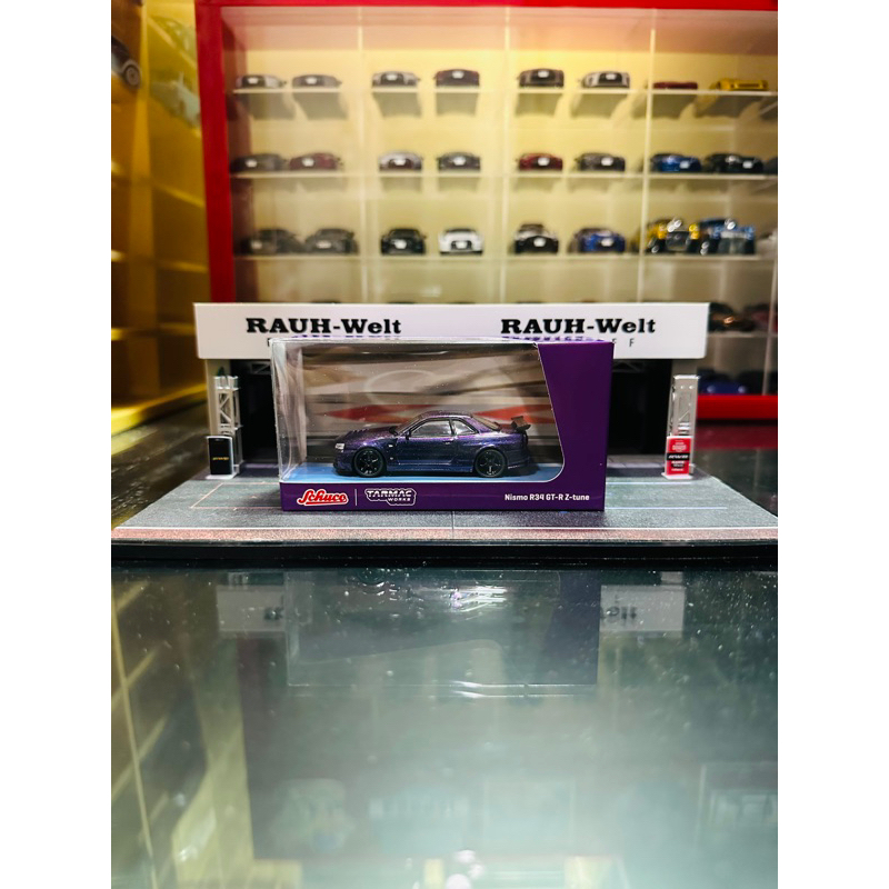 Tarmac Works x Schuco Nissan Skyline R34 Z-Tune Midnight Purple II
