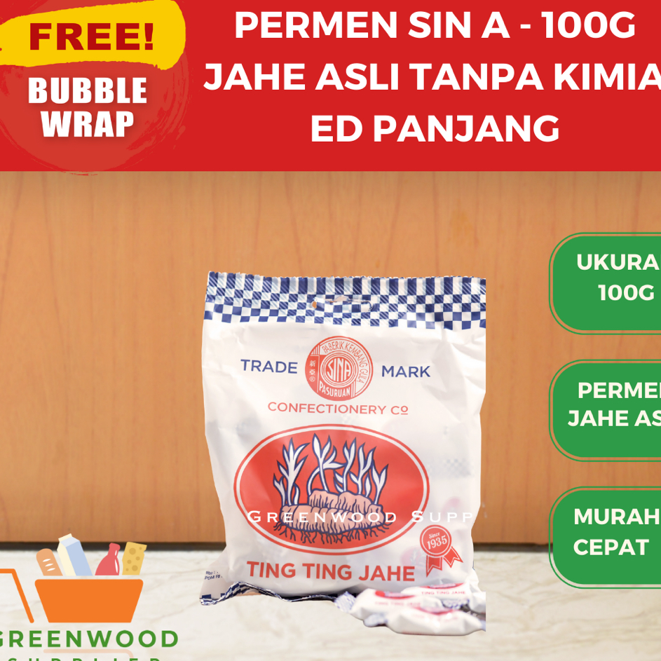 

STAR Permen Ting Ting Jahe Sin A - 100G