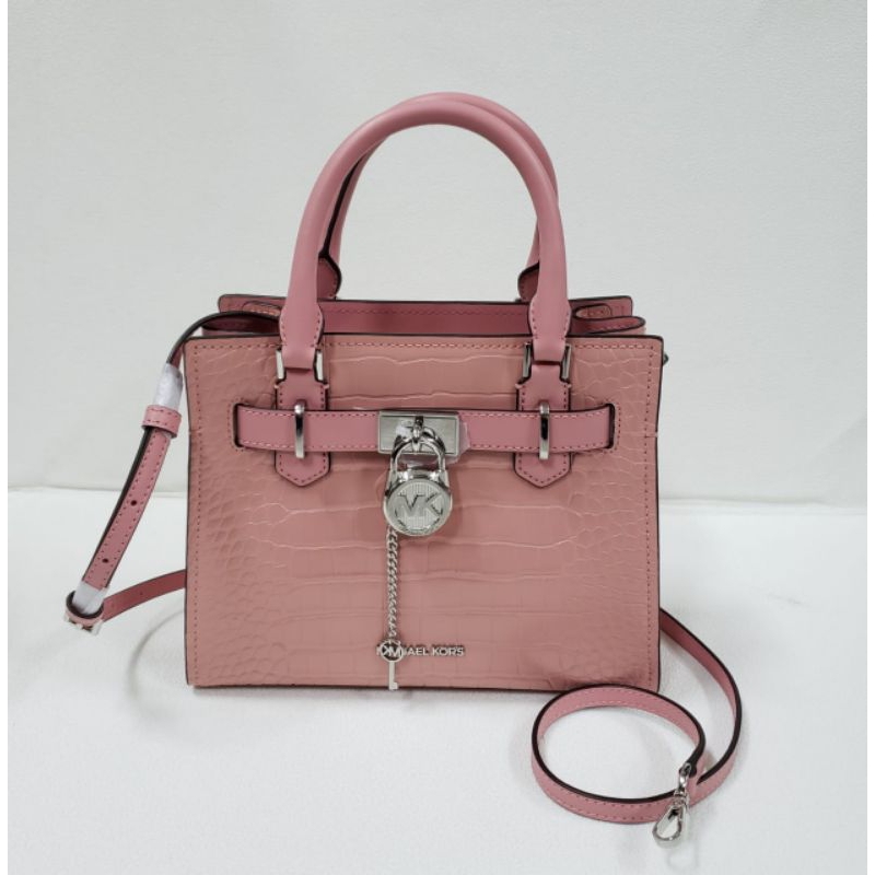 MK Hamilton small satchel leather Primrose