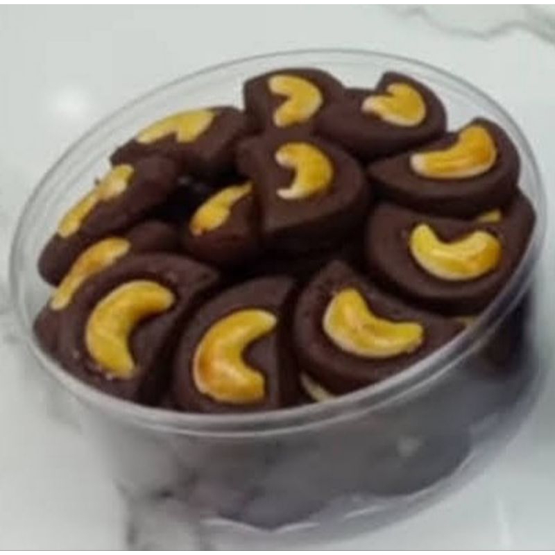 

Kue kering cokelat kacang mede - toples 500 gram