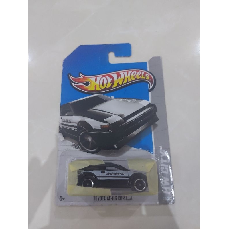 Hotwheels Toyota AE86 Corolla Hitam