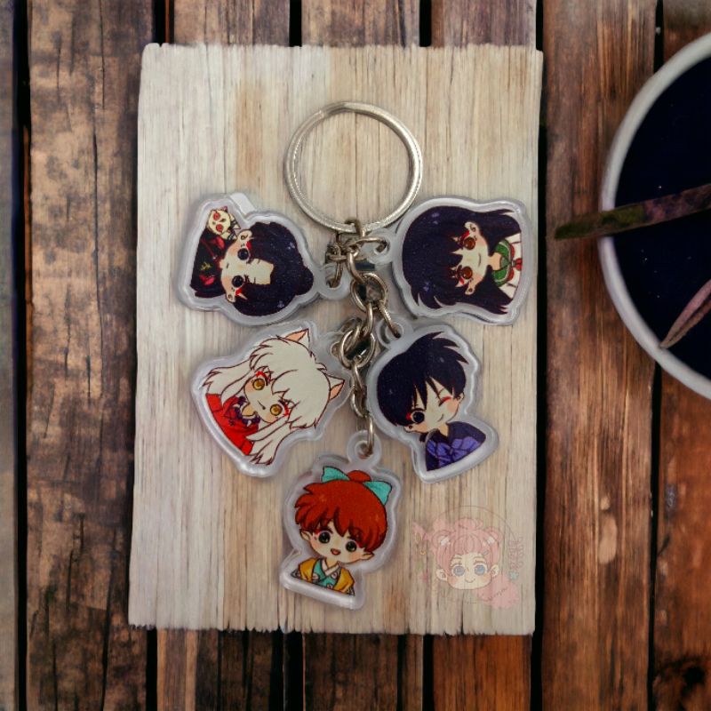 Inuyasha and the genk acrylic keychain