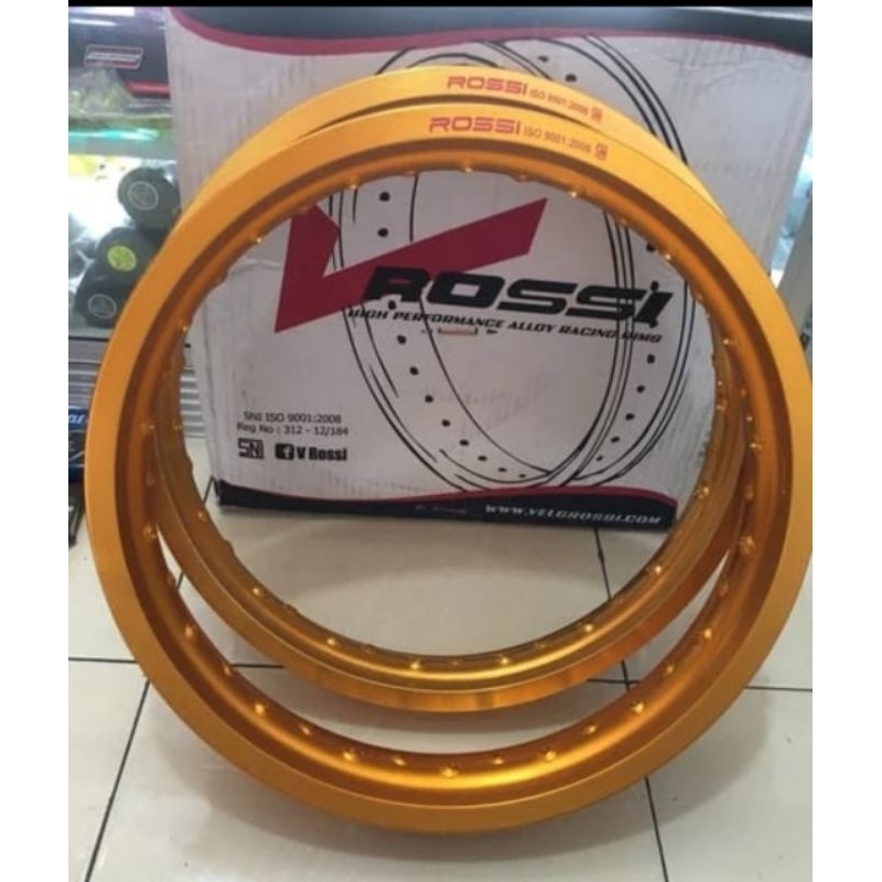 velg rossi ukuran 250 ring 17 gold