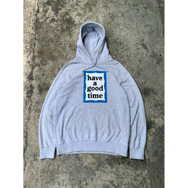 Hoodie Have a good time blue frame