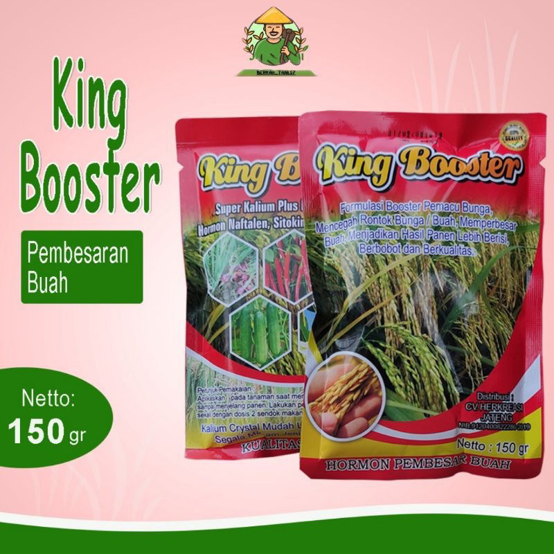 Pupuk KING BOOSTER 150gram Fosmulasi 23% BOOSTER Pembesar Buah