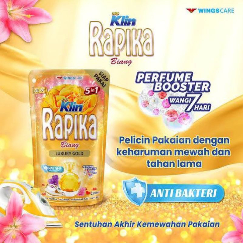 PROMO RAPIKA BIANG GOLD POUCH 250 ML