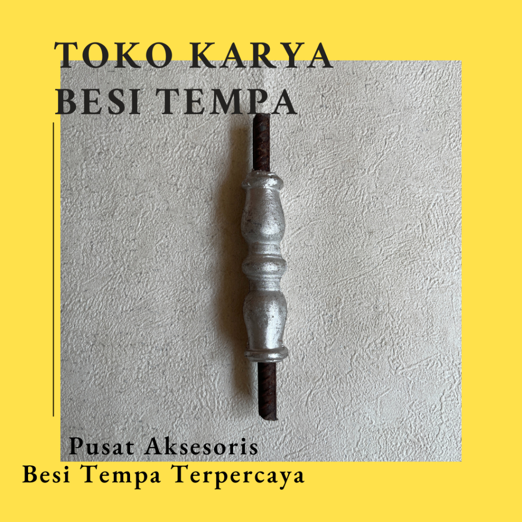 Lampion 11,5 x 2,8 / Ornamen Pagar Besi Lampion Kecil 11,5 cm / Ornamen Besi Tempa / Ornamen Pagar B