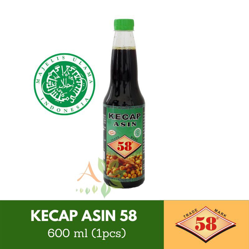 

Saos 58 - Kecap Asin Halal 600ml