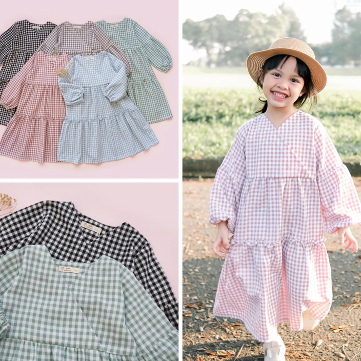 Diskon | FG2 | Gingham longdress by Kids.embassy