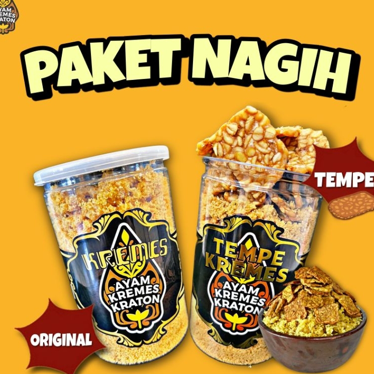 

Terbaru 3.3 《PAKET NAGIH》TEMPE KREMES + KREMES ORIGINAL