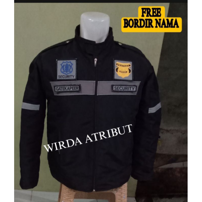 Jaket Security Terbaru Jaket Satpam Patwal Hitam