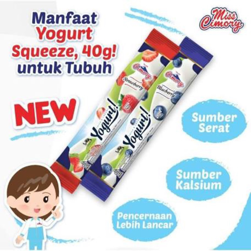 

ISI 6 & 10 PCS | BISA MIX 2 RASA Cimory Yogurt Stick stik Kemasan 40 gr | Cimory Yoghurt Stik Blueberry | yogurt strawberry stroberi | snack anak | snack ulang tahun ultah