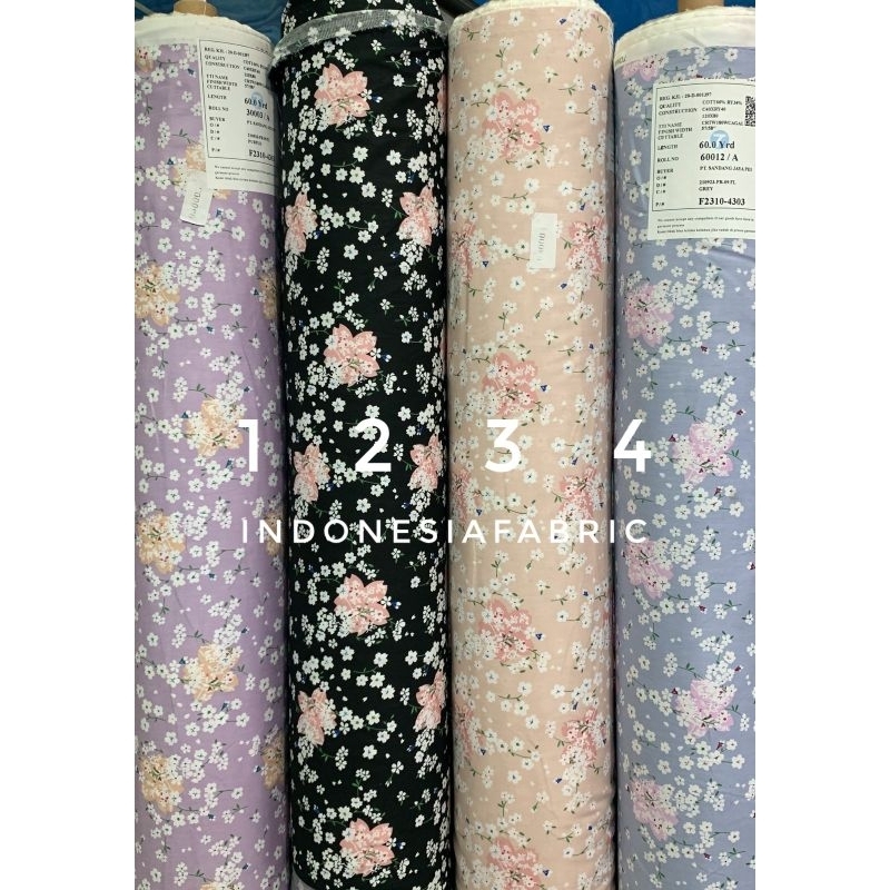 Kain Katun Jepang motif KJ398 tokai senko japan cotton bahan gamis tunik mukena kemeja seragam craft