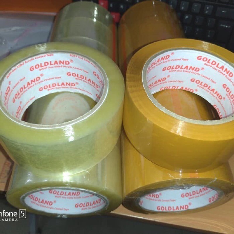

(1pcs) OPP Tape Lakban Isolasi Plakban Selotip 2inch 48mm x 100 yard