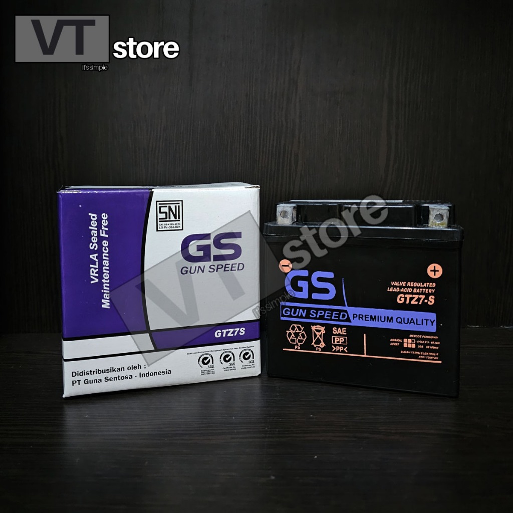 Aki Motor Vario 125 Vario 150 CB 150R Old/New Satria FU GTZ7S GTZ6V YTZ7S YTZ6V GS-MF