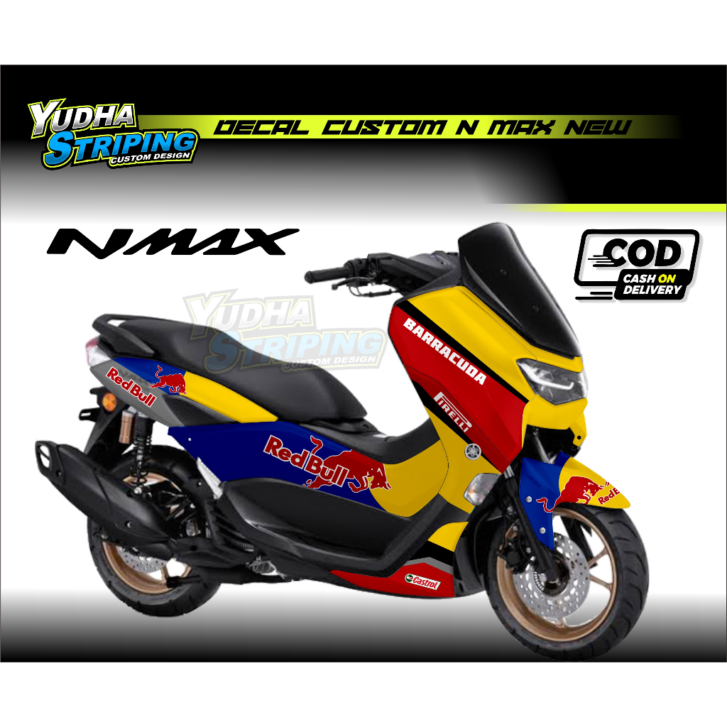 STICKER DECAL NMAX NEW 2020 2021 2022 VARIASI STITCH / STIKER CUSTOM NMAX D1