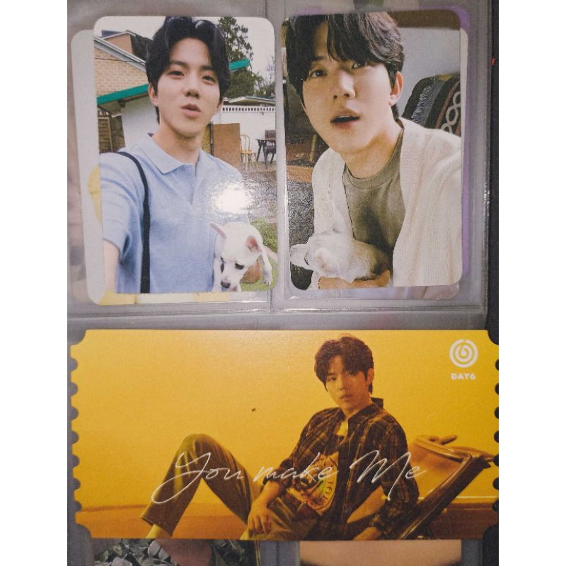 photocard dowoon ootb phototicket negentropy day6