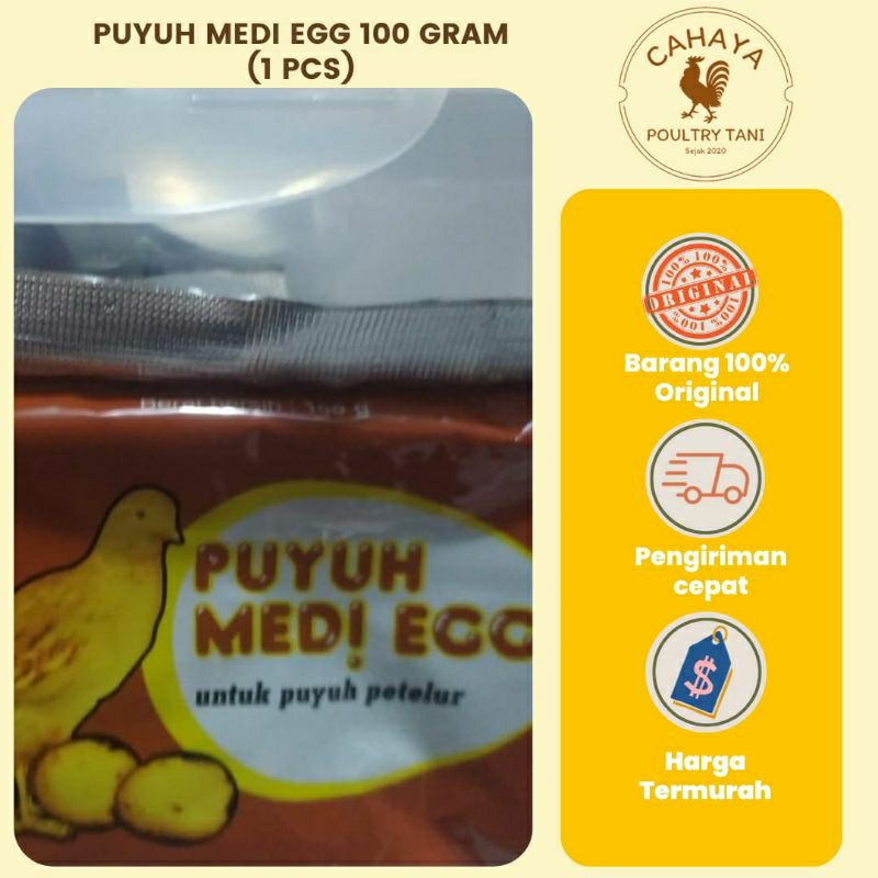 Puyuh Medi Egg 100 Gram, Perangsang Telur Puyuh