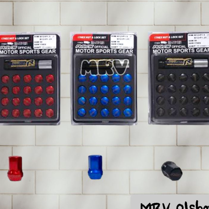 Star Seller MUR BAUT RODA VELG Mobil Racing RAYS / LUG NUT RAYS.