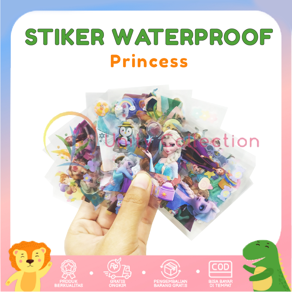 

STICKER NONO PRINCESS [ECER] WATERPROOF / 1 LEMBAR STIKER