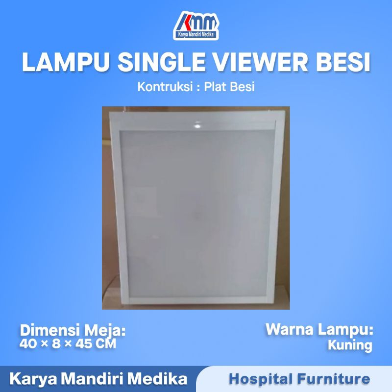 Xray Film Medis Single || Lampu Baca Rontgen Viewer Medis ( Besi )