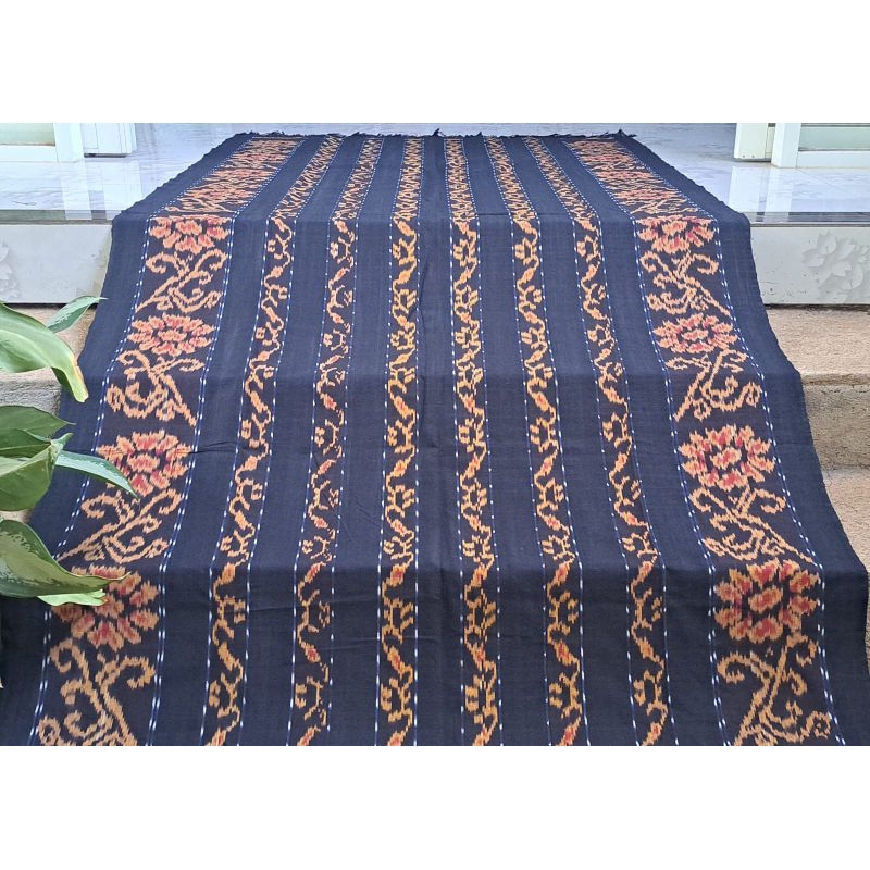 (Ready stock) kain tenun troso motif bunga
