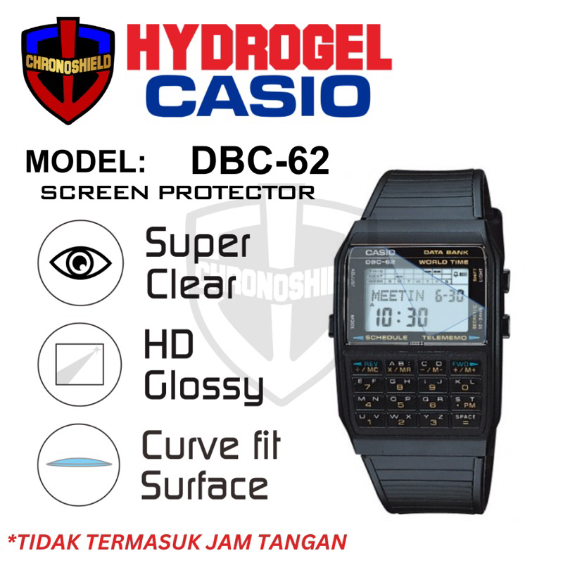 Antigores Jam Tangan Casio DBC 62 dbc62 Hydrogel