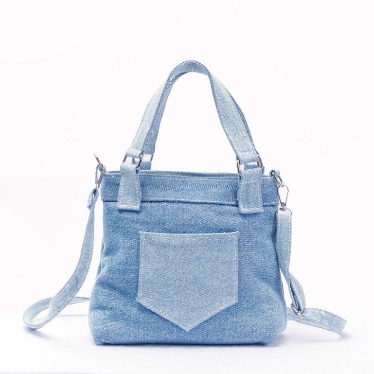 House Of We.Kala - Tas Selempang Wanita Becca Handle Denim Bag Mini