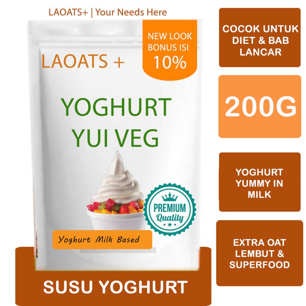 

Yoghurt Plain Laoats (200G)