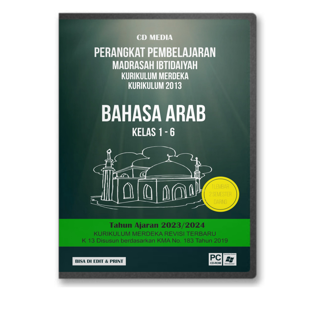 CD PERANGKAT MODUL AJAR / RPP KURIKULUM MERDEKA MI BAHASA ARAB KELAS 1, 4 DAN KELAS 2356 K13 23/24 K