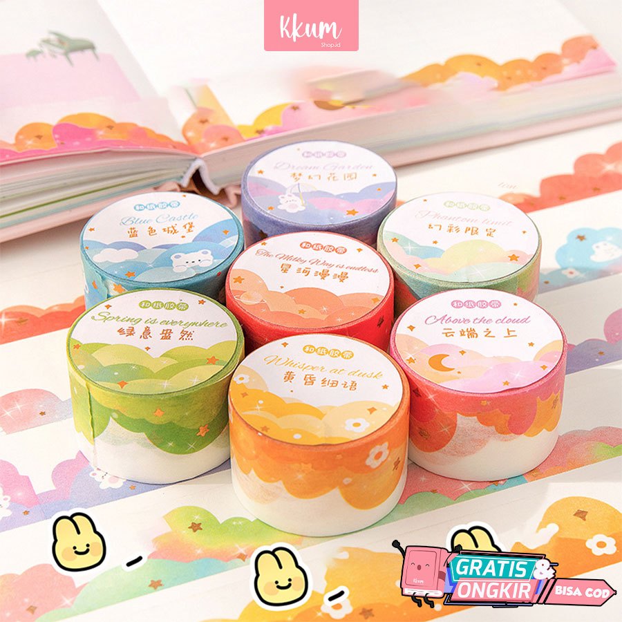 

Washi Tape Stiker Cute / Tape Stiker Dekorasi DIY Jurnal