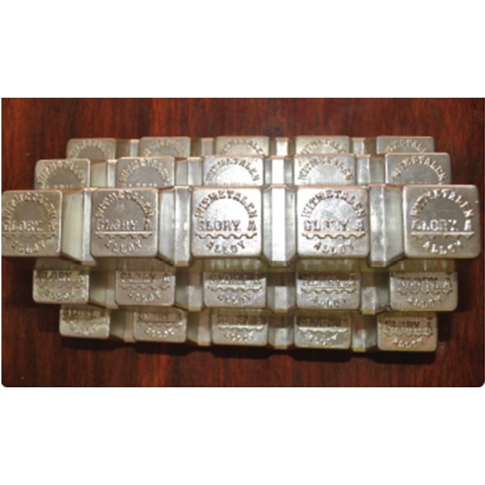 witmetalen alloy ingot metal timah batangan,tin babet babbit Glory A