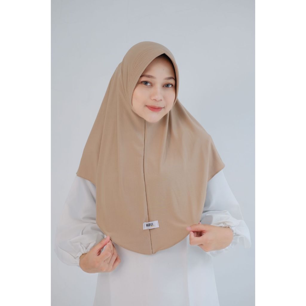 Kerudung Sport Hijab Bergo Instan All Size Ukuran M L Menutup Dada
